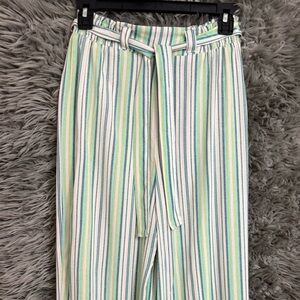 Art Class Striped Pants with Green and Blue